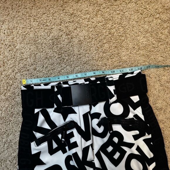 Goldbergh pippa Skistar Ski Pants Pippa Ski Pants White Black Logo Waterproof 6 - Picture 4 of 7